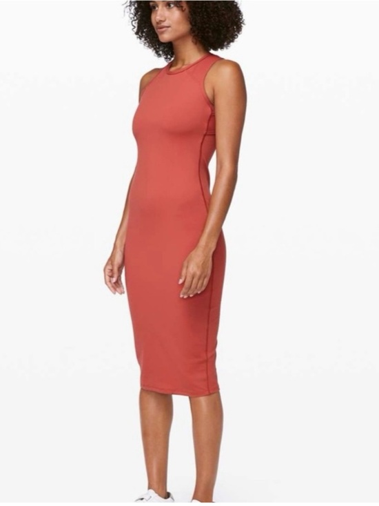 lululemon athletica Dresses & Skirts - Lululemon Picnic Play Dress In Brick Rose